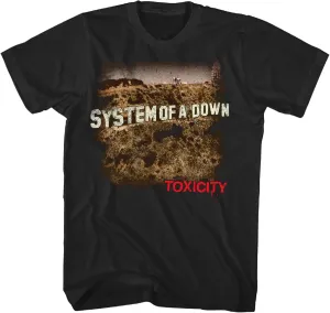 2Bhip System of A Down Toxicity Adult Black Short Sleeve T Shirt Nu Metal Graphic Tees