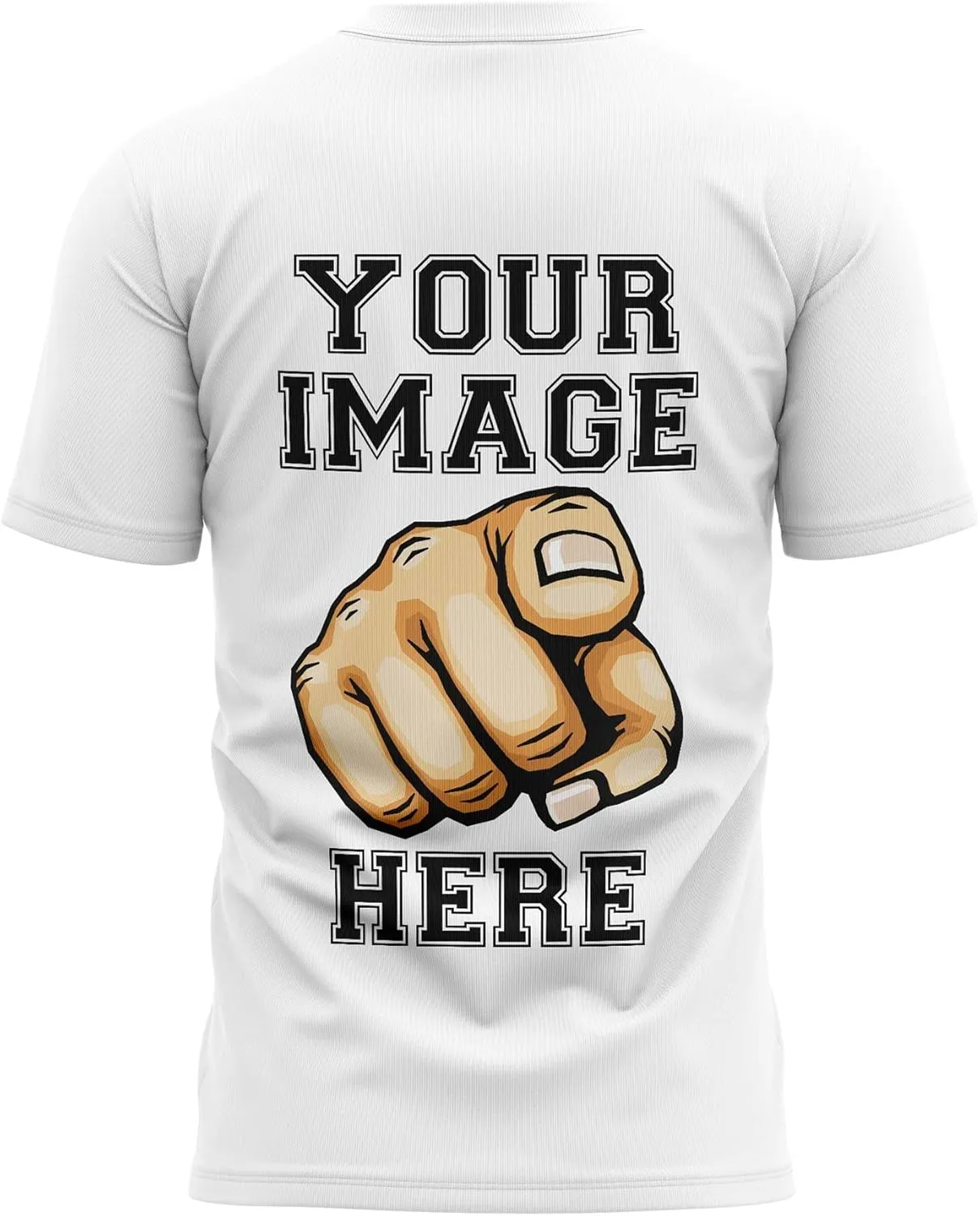 Custom Shirt for Men, ADD Your Image to Front and Back Printing, Customized Tshirts Design Your Own