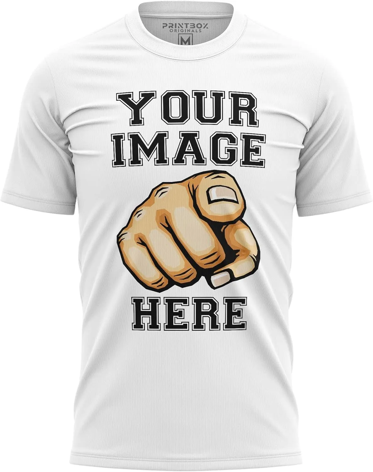 Custom Shirt for Men, ADD Your Image to Front and Back Printing, Customized Tshirts Design Your Own