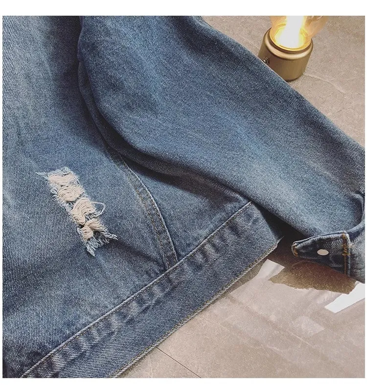 Denim jacket women's new casual jacket tops    S4931