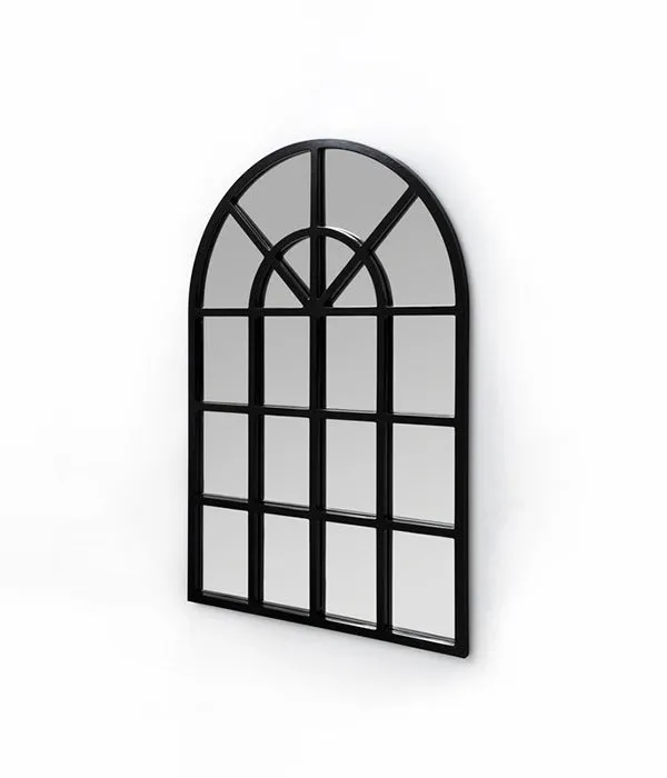 Farmhouse Wall Mirror - Black