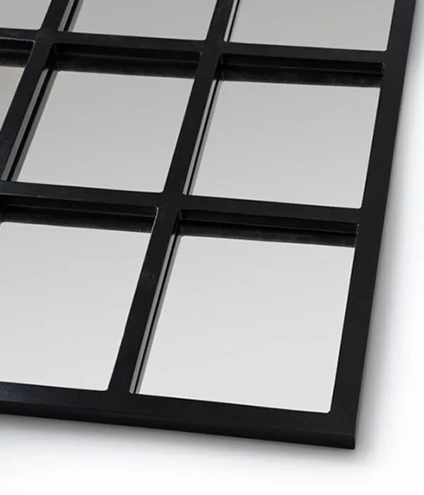 Farmhouse Wall Mirror - Black