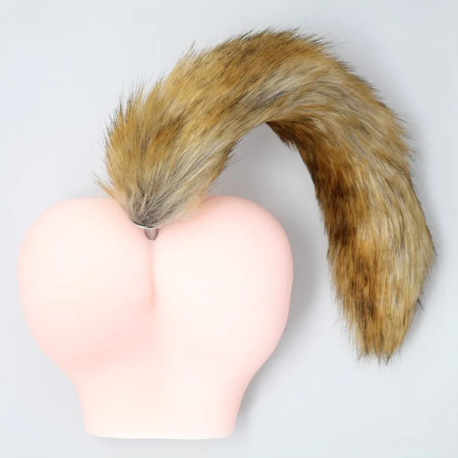FAUX FOX TAIL BROWN