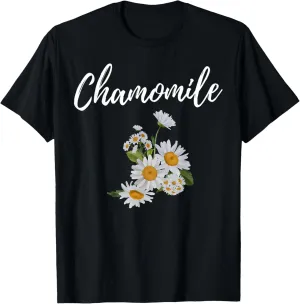 Floral Flower Chamomile Wildflower Cottagecore Nature Lovers T-Shirt