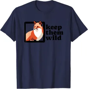 Fox Respect Wildlife Animal Conservation Endangered Animal T-Shirt