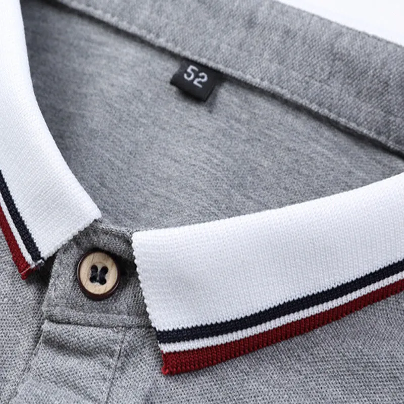 Lapel short sleeve T-shirt for men