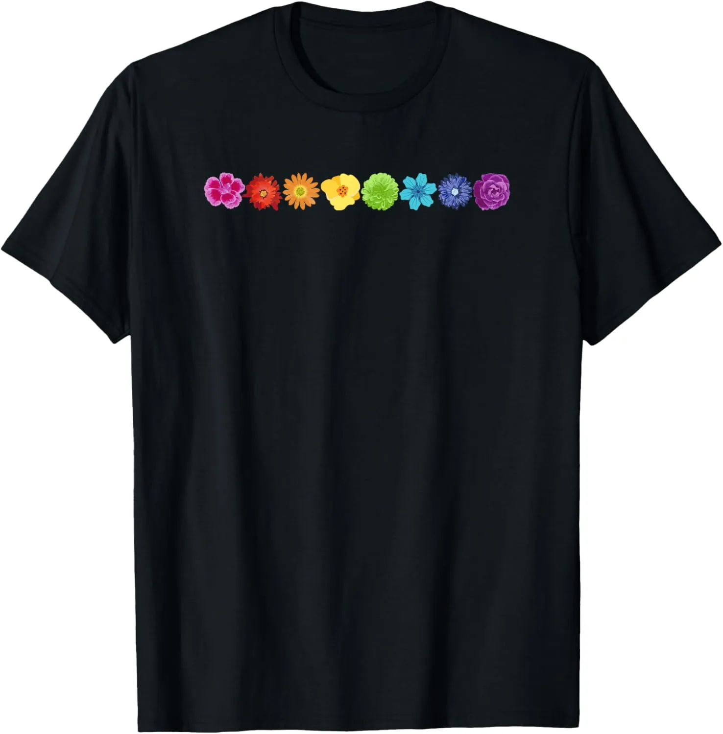 LGBTQ Boho Flowers, Floral LGBTQIA  Pride Month March Gift T-Shirt