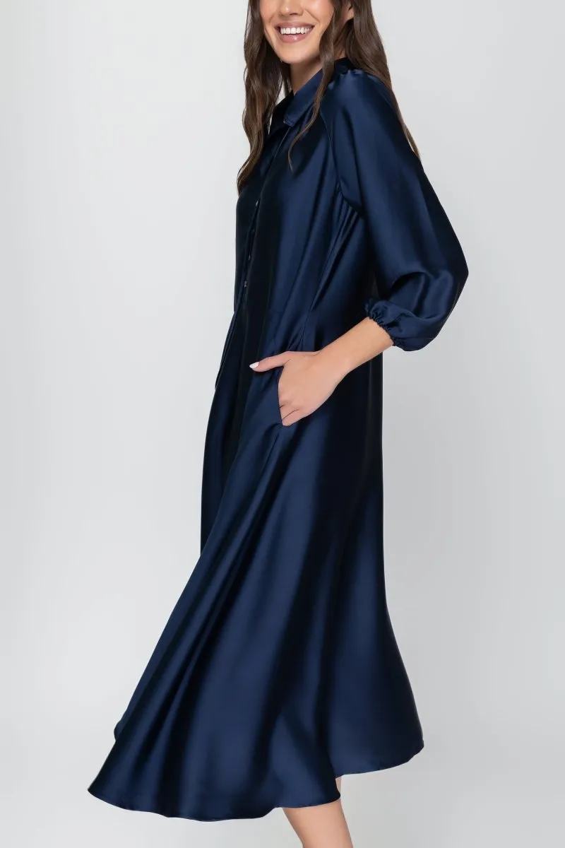 RUBY DRESS (NAVY)
