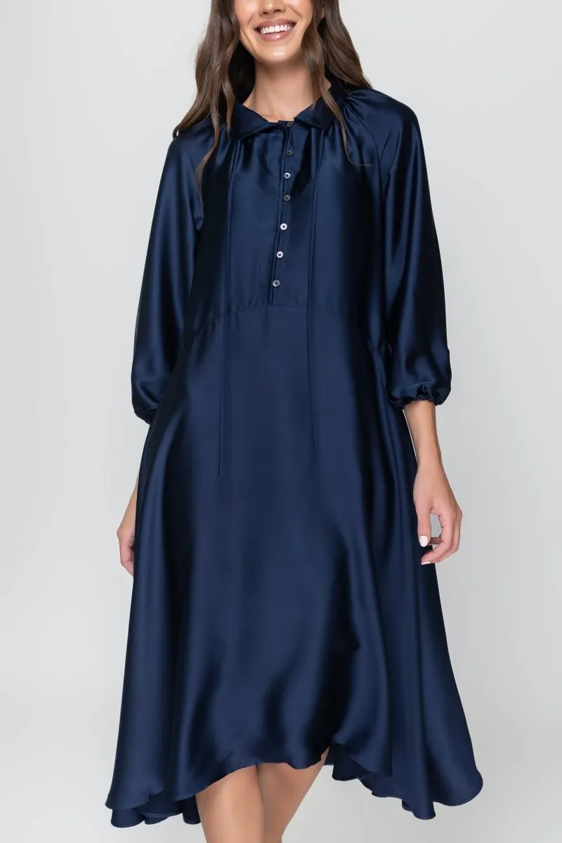 RUBY DRESS (NAVY)