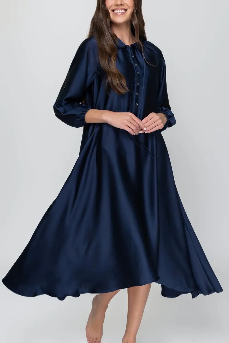 RUBY DRESS (NAVY)