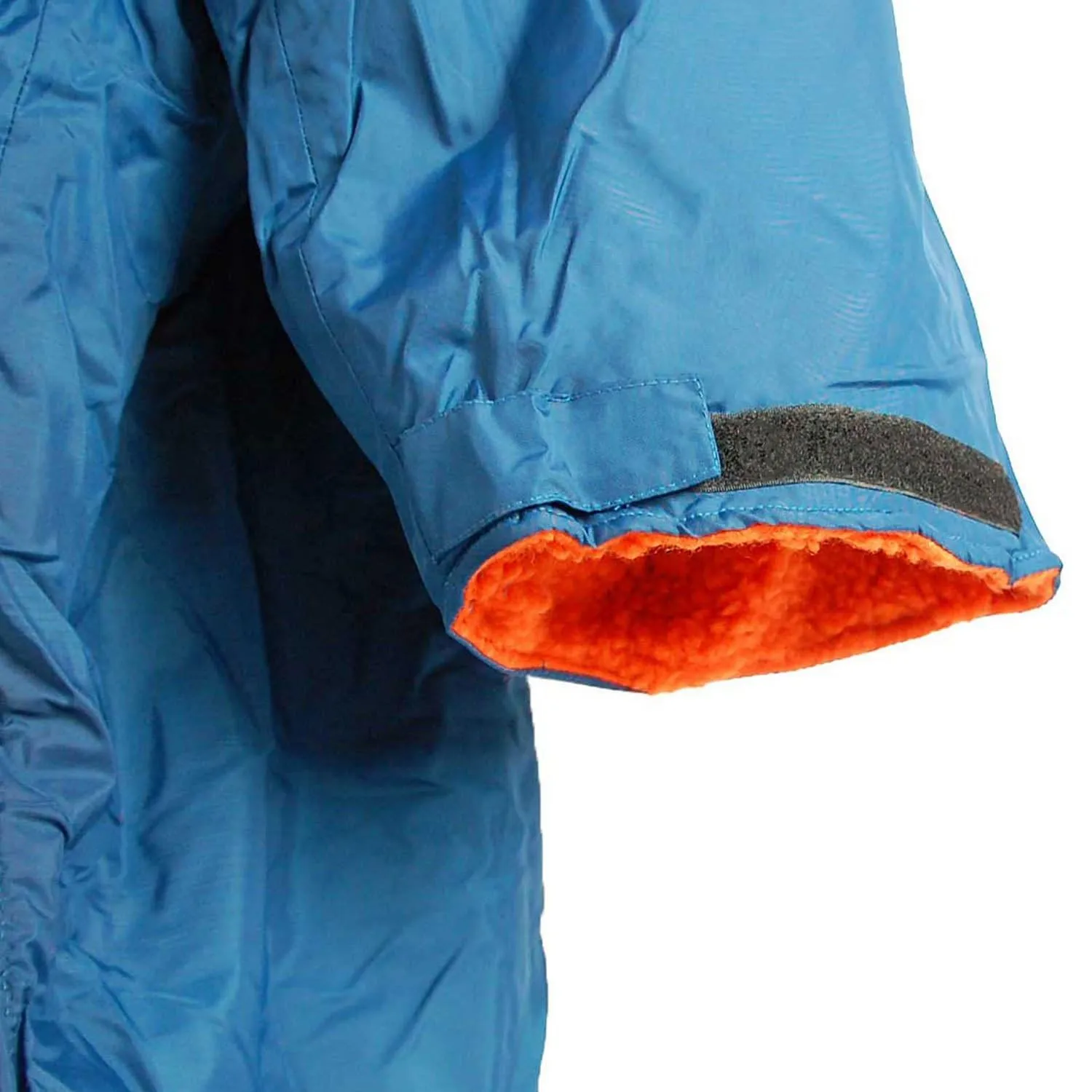 Sola Waterproof Dry Changing Robe Coat Blue/Orange