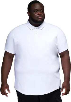 STRONGSIZE Mens Big & Tall Polo Shirt  Premium Stretch Cotton Polo for Men with Metal Snap Buttons